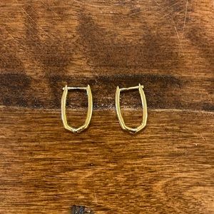 Kendra Scott Ellen Huggies 18k Gold Vermeil